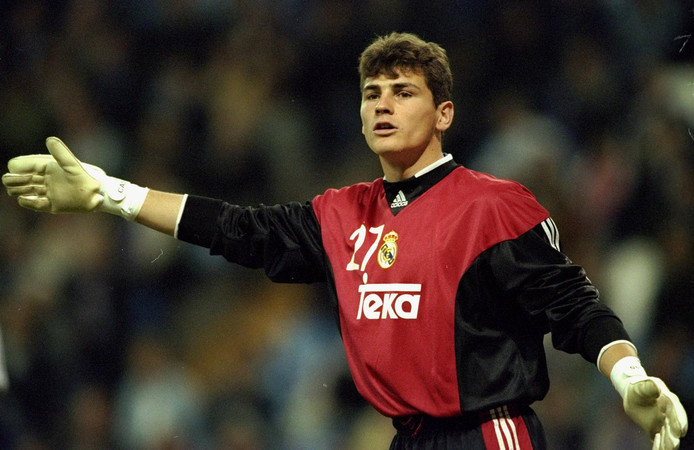 Iker Casillas op 14 maart 2000.