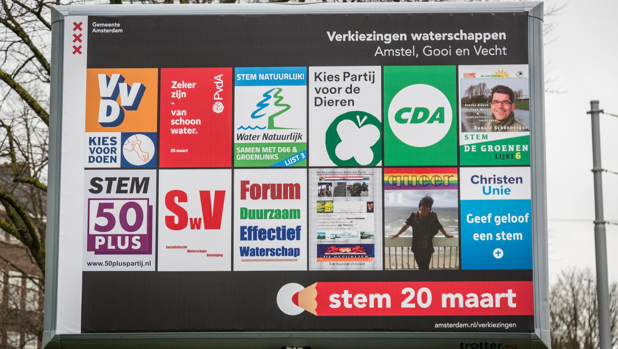 'Partijprogramma's lege leuzen, open deuren en holle slogans' Het Parool