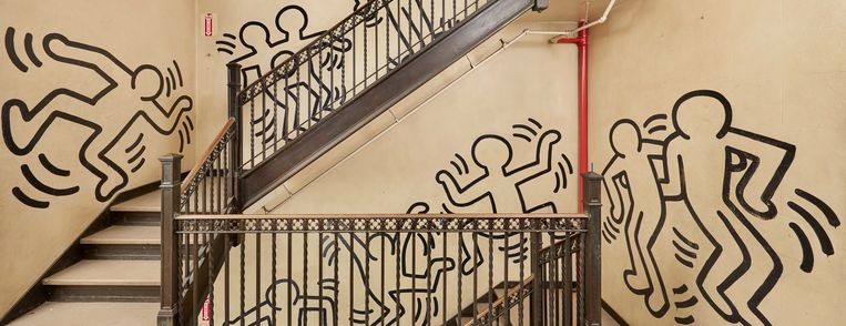 Koper gezocht voor dertien stukken muur van Keith Haring - Volkskrant