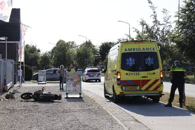 Motorrijder gewond bij botsing met auto in Haps