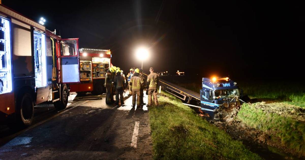 N57 tussen Burgh-Haamstede en Serooskerke dicht door ongeluk.