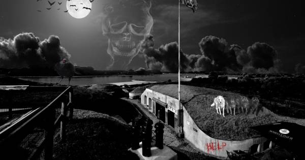 Griezelen tijdens Halloween op Spookfort Pannerden - De Gelderlander