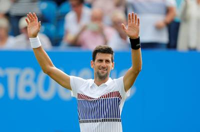 Djokovic eenvoudig naar finale Eastbourne