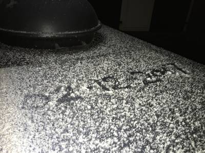 Eerste sneeuwval in de regio een feit