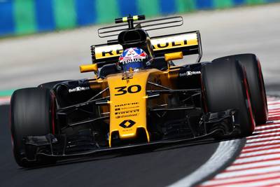 Jolyon Palmer zorgt voor derde rode vlag van GP-weekend