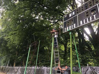 Geen wedstrijden, wel reclameborden op Wageningse Berg