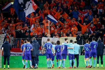 De leukste foto's van een mooie avond voor Oranje in Genève