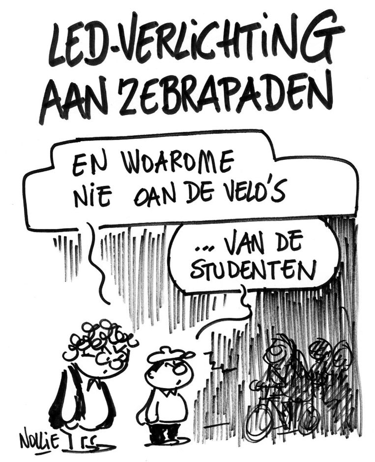 Nollie Verkoopt Zijn Cartoons Gent In De Buurt Hln
