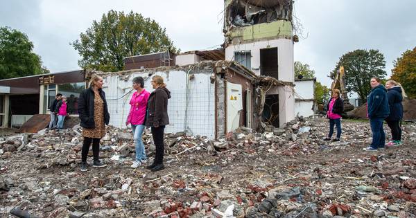 Sloop van de Ganshoek Lage Zwaluwe: ‘Het lijkt wel een slagveld’
