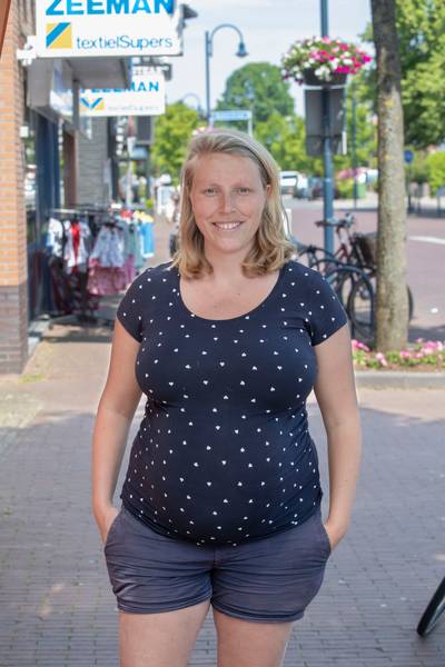 De baby die komt bij Merle in Bennekom