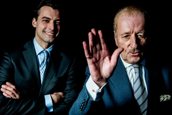 Thierry Baudet met vertrouweling Hiddema.