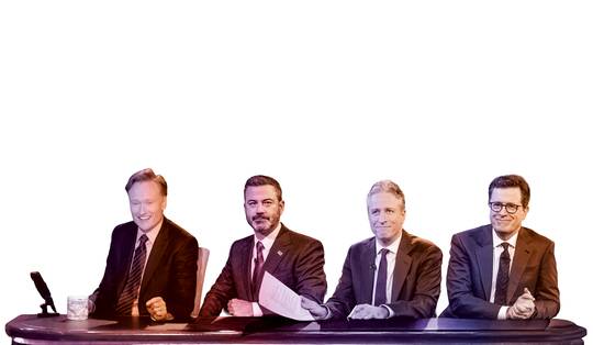 ‘Ik ben conservatiever dan men denkt’: en toch kwam ook talkshowhost Stephen Colbert terecht in Trumps cultuuroorlog