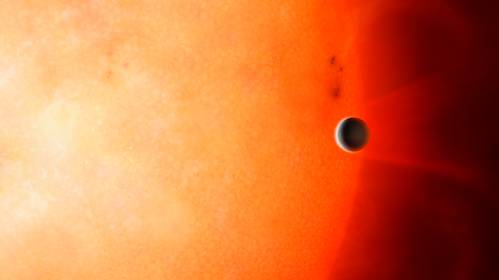 Astronomen vinden ‘naakte kern’ van verre reuzenplaneet