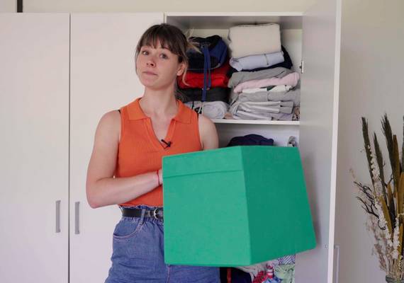 Zó ruim je je (kleding)kast beter op met manden