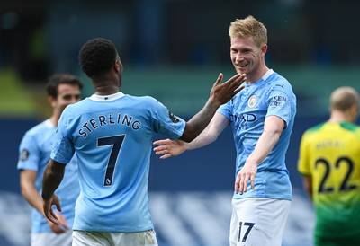 Un doublé et un assist pour Kevin De Bruyne qui égale le record de Thierry Henry