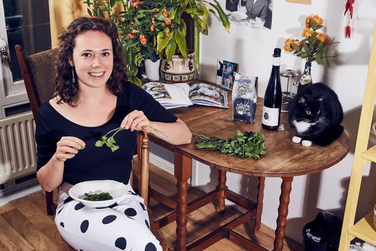 Toetje van zachte tofu uit Vietnam