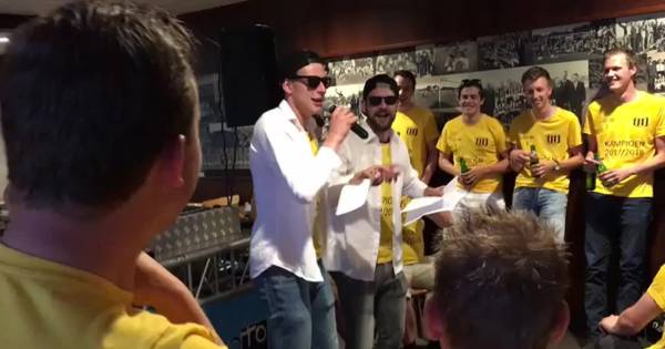 UD Weerselo maakt 'kampioensrap' op Wannabe van Spice Girls
