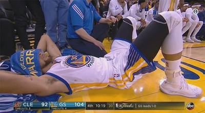 Doet Stephen Curry een tukkie tijdens NBA-finale?