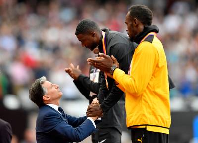 Atletiekbaas Coe: zege Gatlin niet het perfecte scenario