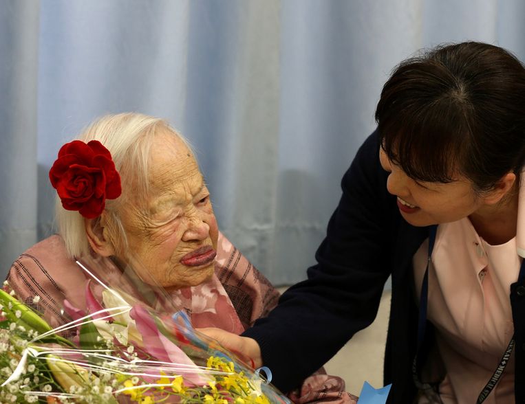 Oudste vrouw ter wereld viert 116de