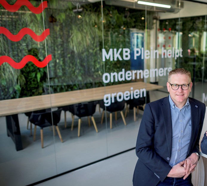 Vincent Jansen van het MKB Plein in Hengelo.