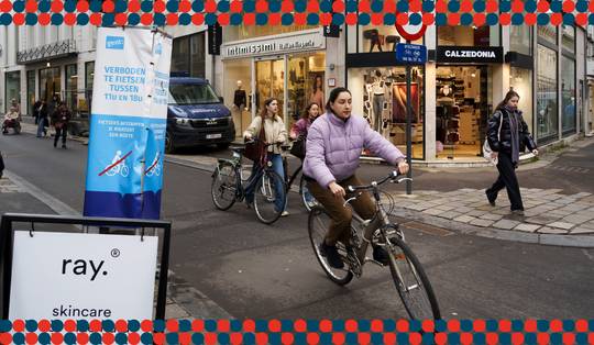‘Het klinkt misschien banaal, maar fietsers stoppen niet graag’, en dat willen ze in Gent veranderen