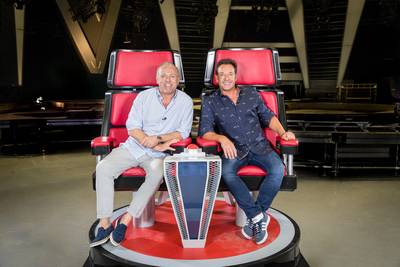 Geer en Goor samen op coachstoel in The Voice Senior