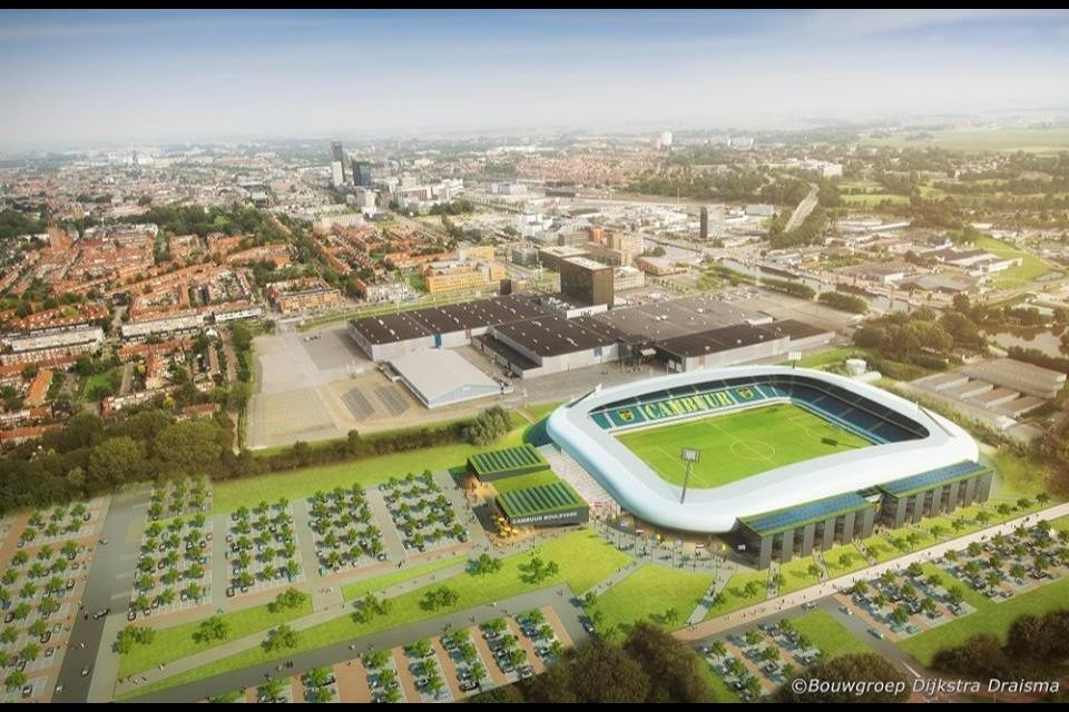 Nieuw stadion garandeert toekomst Cambuur | Foto | AD.nl