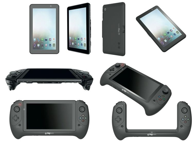 playstation met een tablet kruist