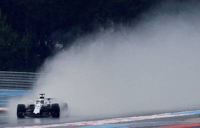 Vrije training valt totaal in het water