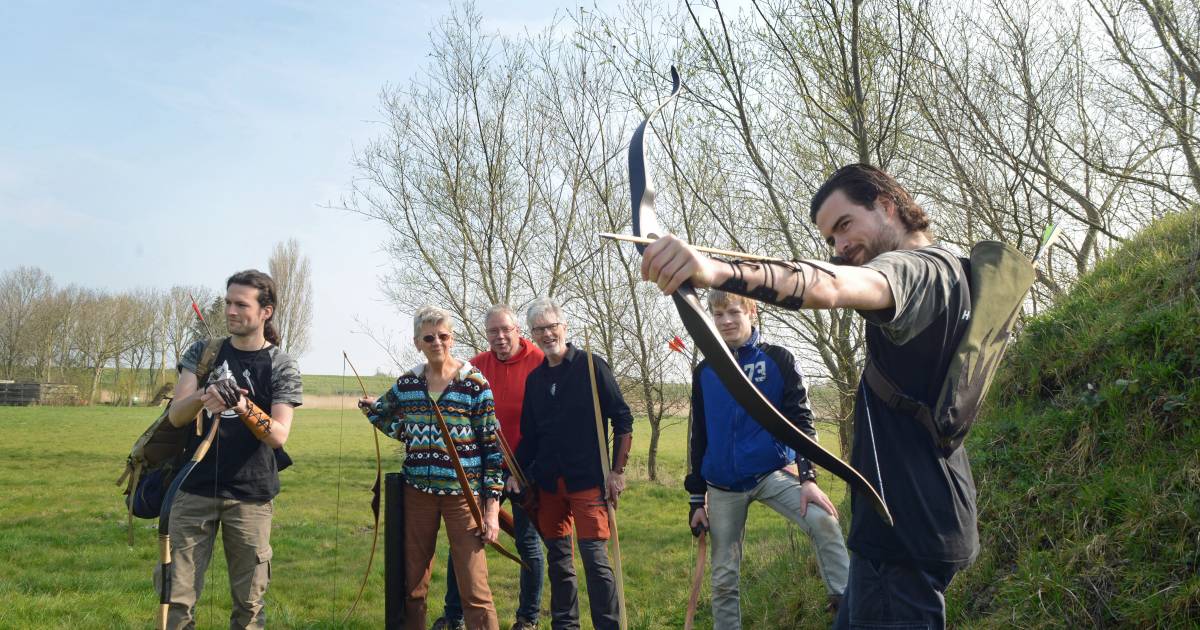 Iedereen voelt zich even Robin Hood op het landgoed bij ...