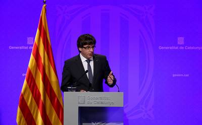 Puigdemont: Onafhankelijkheid Catalonië kwestie van dagen