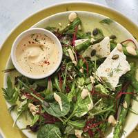 Goene asperges met gegrilde feta