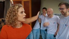 Maken kale mannen minder kans bij Dina Tersago?