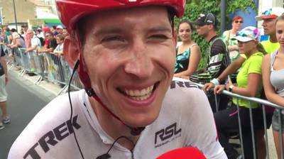 Mollema: Maar één keer gesprongen en ik zat meteen mee