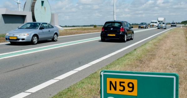 N59 op Grevelingendam en Flakkee twee avonden en nachten dicht