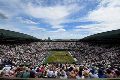 De fijne wandeling naar Wimbledon