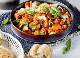 Klassieker: kabeljauw in tomatensaus
