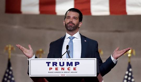 Zoon Donald Trump zit op flinke winst dankzij aandelen die voorspellingsplatform Kalshi hem cadeau deed