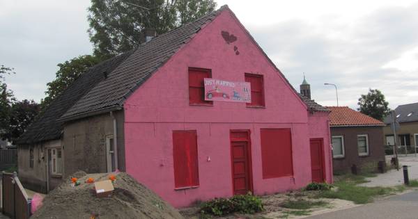 Groen licht voor nieuwbouw roze huis Velddriel | Bommelerwaard - BD.nl
