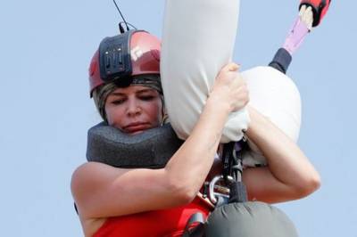 Sabia Boulahrouz bewusteloos afgevoerd tijdens Duitse spelshow