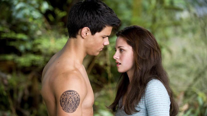 Taylor Lautner en Kristen Stewart in The Twilight Saga: New Moon