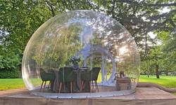 Met je bubbel in een bubbel: in dit Brusselse buitenrestaurant kan je coronaproof dineren
