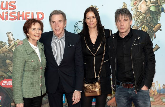 Will Tura met zijn partner Jenny en dochter Sandy met haar partner Luk Alloo.