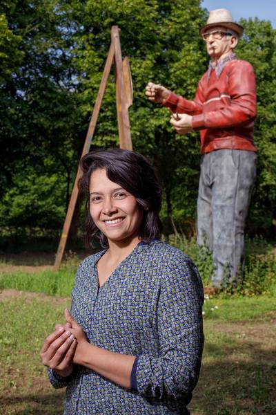 Dit is Juliana Rios Martinez, de eerste artist in residence in Esbeek, ‘Dit dorp heeft iets magisch’