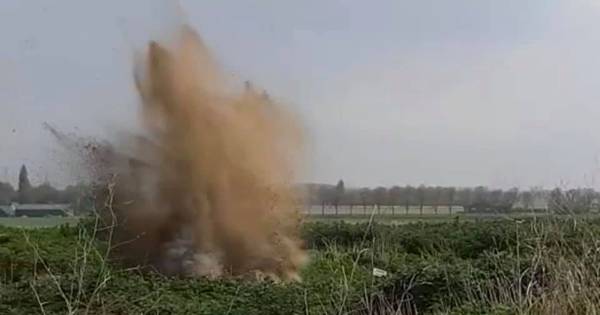 In Nispen aangetroffen explosief tot ontploffing gebracht in Zevenbergen - BN DeStem