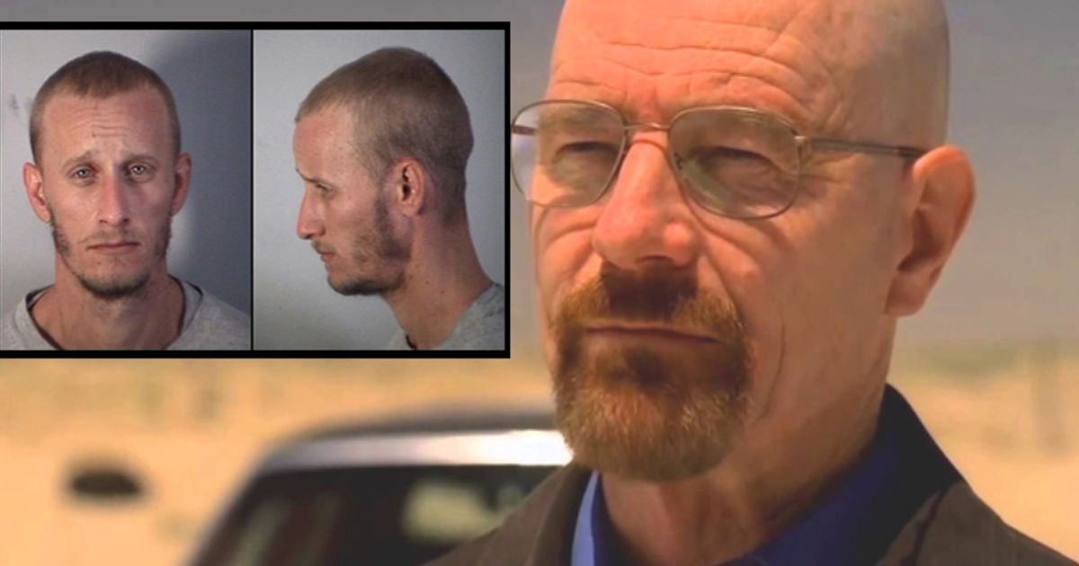 Walter White in de cel wegens bezit crystal meth | Het leukste van het ...