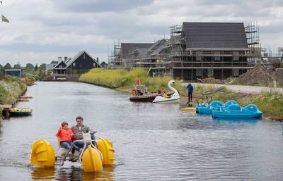 In de rij voor nieuwbouwwijk de Veenderij in Veenendaal