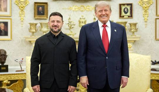 Trump krabbelt terug over beloftes aan Oekraïne over Patriots • Oekraïne valt opnieuw depot van Russische webshop Wildberries aan