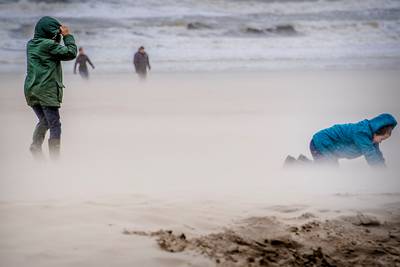 Zo raasde de eerste zware storm van 2018 over ons land